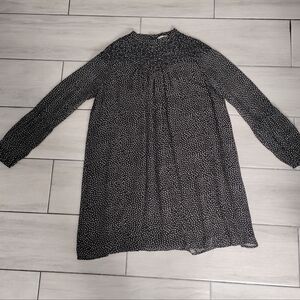 Zara Black and White Mini Dress